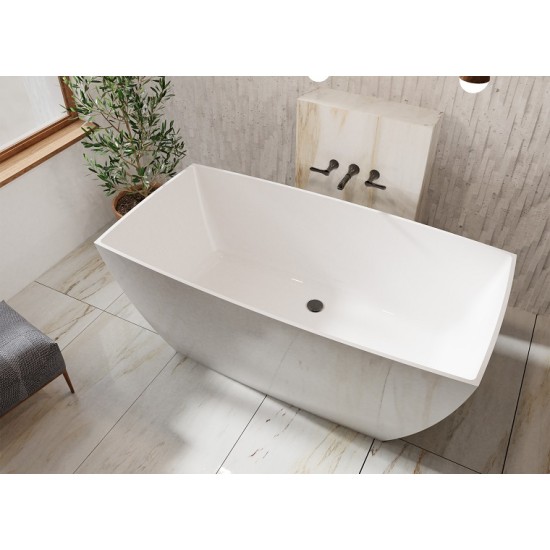 Cada freestanding Gemini 146.2 x 73.9 cm fara preaplin