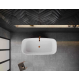 Cada freestanding Volans alb 151 x 72 cm fara preaplin