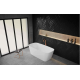 Cada freestanding Volans alb 151 x 72 cm fara preaplin
