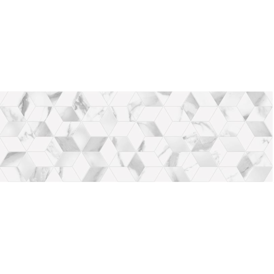 Faianta Decor WHITE SOUL 29,5x90  Marmorata, Rectificata Lucioasa 29.5 x 90 cm