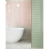 Faianta Ocean Petal Pink Matt, tip Metro, 7.5 x 30 cm Ribesalbes