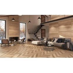GRESIE HERITAGE CHEVRON ROBLE A, MATA RECTIFICATA, 30 x 120 cm