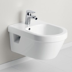 Villeroy-Boch, Architectura, bideu suspendat, rotund, alb
