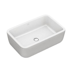 Villeroy-Boch, Lavoar dreptunghiular, pe blat, 60 cm, alb alpin, Architectura