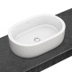 Villeroy-Boch, Lavoar pe blat, oval, 60 cm, alb alpin, Architectura