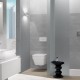 Villeroy-Boch, Architectura, set vas WC suspendat, Direct Flush, dreptunghiular, cu capac soft close, quick release, alb