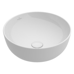 Villeroy-Boch, Artis, lavoar pe blat, rotund, 43 cm, alb, Titanceram