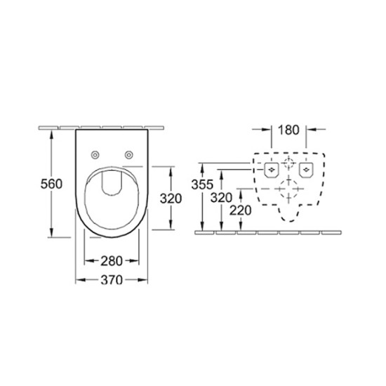 Villeroy-Boch, Set vas WC suspendat Subway 2.0, direct flush, cu capac slim, soft close, alb