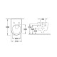 Villeroy-Boch, Set vas WC suspendat Subway 2.0, direct flush, cu capac slim, soft close, alb