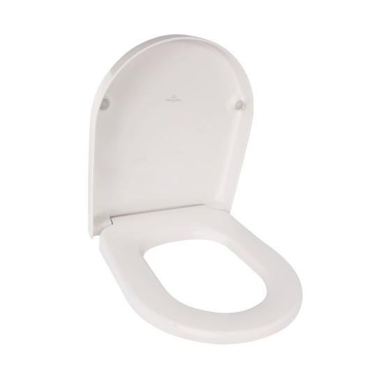 Villeroy-Boch, Capac WC soft close Subway 2.0, alb