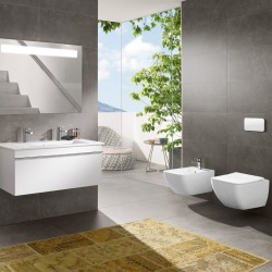 Villeroy-Boch, bideu suspendat Venticello, alb