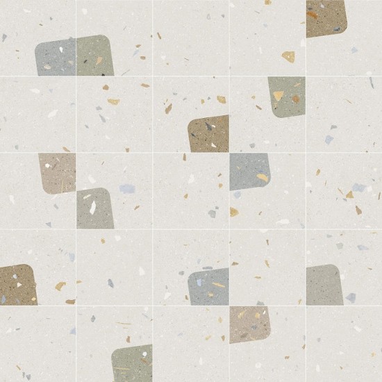 Gresie Barchetto Multicolor 20 x 20 cm nerectificata, finisaj mat