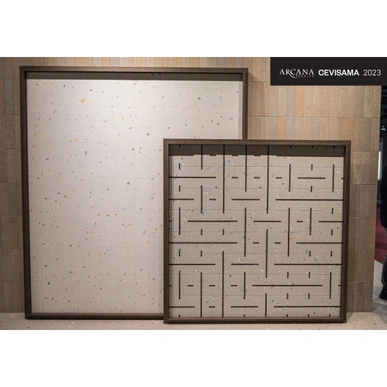 Faianta Flaming Taupe Lucioasa, tip Metro, 8.5 x 31 cm, Arcana