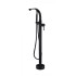 Baterie cada freestanding DECCO, negru mat