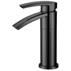 Besco Decco Baterie lavoar monocomanda, negru mat