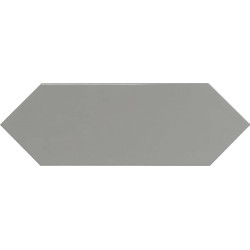 Faianta Picket Grey, tip Metro, Hexagon Lucios, 10 x 30 cm, Ribesalbes
