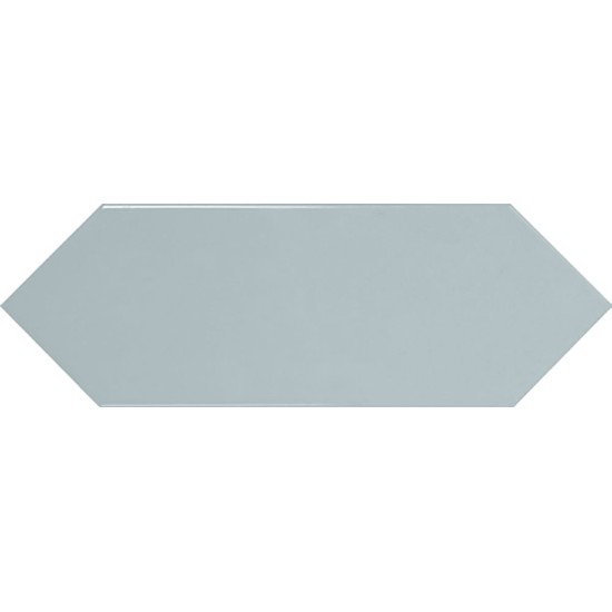 Faianta Picket Sky Blue, tip Metro, Hexagon Lucios, 10 x 30 cm, Ribesalbes