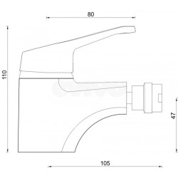 Baterie bideu STREVI BSR6 CASABLANCA