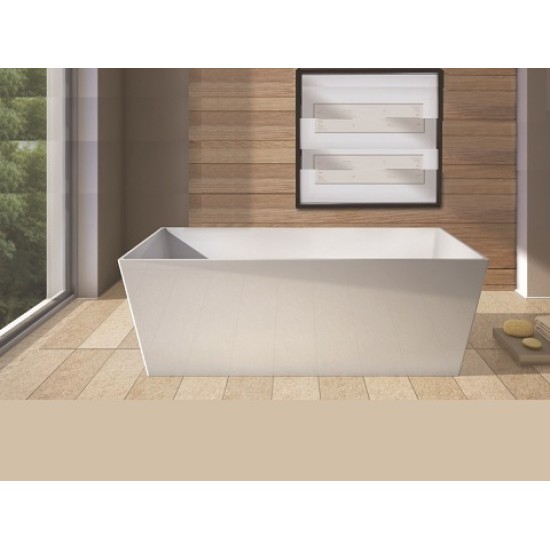 Cada freestanding CAIRO, 159 x 65 x 55 cm, Cast Marble