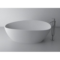 Cada freestanding PRAGA, 156 x 71 x 56 cm, Cast Marble