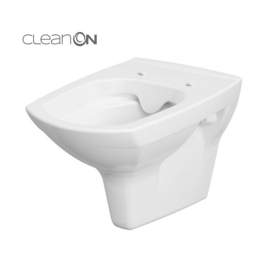 Cersanit, Carina New, vas WC suspendat, Clean On, alb