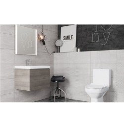 Cersanit, City New, set vas WC stativ, Rimless cu rezervor si capac Soft-Close inclus