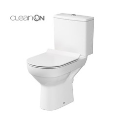 Cersanit, City New, set vas WC stativ, Rimless cu rezervor si capac Soft-Close inclus