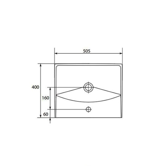 Cersanit, City, lavoar pentru mobilier, 50 cm