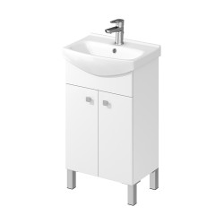 Cersanit, Sati, set compus din mobilier cu 2 usi + picioare + lavoar 51 x 38 cm