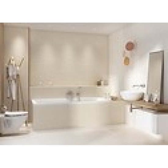 List Metal Copper Mirror Border 2 x 59.8 cm Shiny Textile, Cersanit