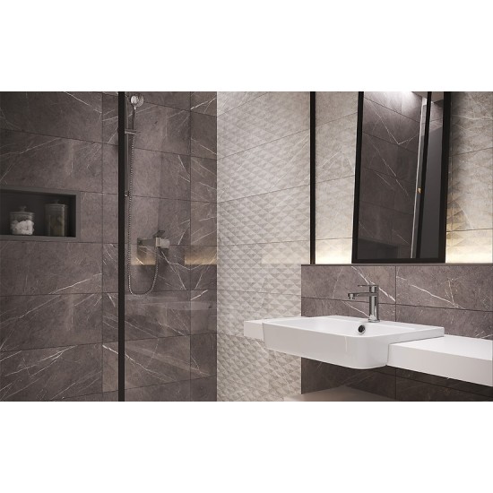 Gresie Light Grey Matt 59.3 x 59.3 cm, Stone Paradise, Cersanit