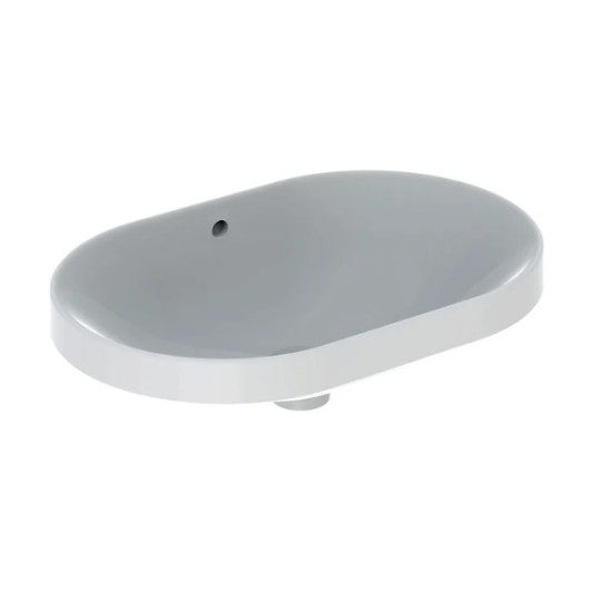 Lavoar VARIFORM Eliptic 60x40cm incorporat GEBERIT