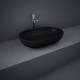 Lavoar FEELING 55 x 35 cm Oval Black RAK CERAMICS