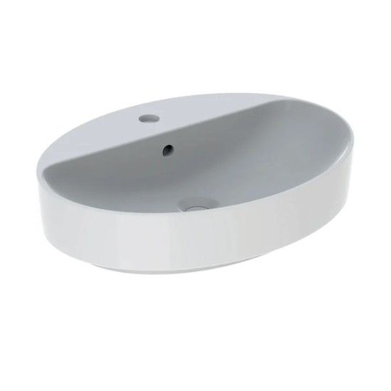 Lavoar VARIFORM Oval 60 x 45 cm cu gaura pentru baterie GEBERIT