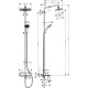 Coloana de dus cu termostat si pipa cada Croma E 280, Hansgrohe