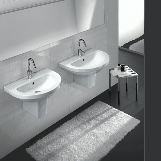 Hatria, Erika Pro, lavoar alb, 62 cm, alb