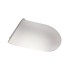 Hatria, Fusion, capac WC slim cu soft-close, alb