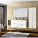 Mobilier SILVER 120, alb lucios ORISTO
