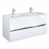 Mobilier SILVER 120, alb lucios ORISTO