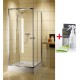 Set cabina de dus patrata CLASSIC C 90 x 90 cm cu cadita si sifon RADAWAY