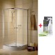 Set cabina de dus semirotunda CLASSIC A 80 x 80 cm cu cadita si sifon RADAWAY