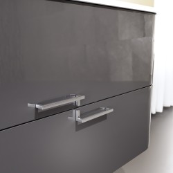 Mobilier GEOS 100 cm Grigio Scuro Lucido SAVINI DUE