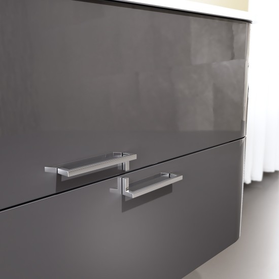 Mobilier GEOS 100 cm Grigio Scuro Lucido SAVINI DUE