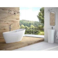 Cada freestanding, KEYA, white 165X70, BESCO