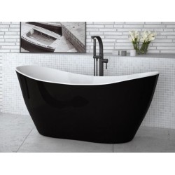 Cada freestanding, VIYA, black&white 160X70, BESCO