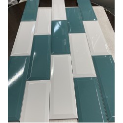 Faianta Bisel Blanco, tip Metro, Lucioasa 10 x 30 cm, Ribesalbes