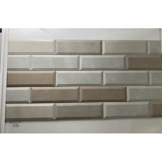 Faianta Bisel City, tip Metro, Mata 10 x 30 cm, Ribesalbes