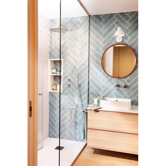 Faianta Bisel Aqua, tip Metro, Lucioasa 10 x 30 cm, Ribesalbes