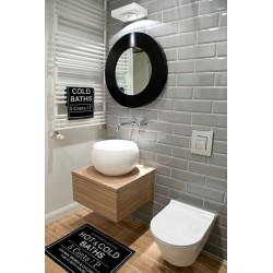 Faianta Bisel Grey, tip Metro, Lucioasa 10 x 30 cm, Ribesalbes