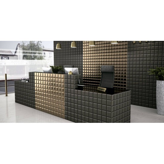 Faianta Bombato Negro 33 x 33 cm